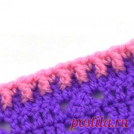 Рельефная обвязка края