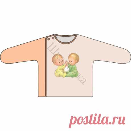 Выкройка для новорожденного: распашонка | Шкатулка