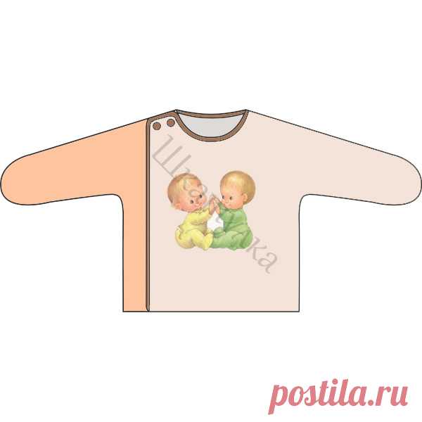 Выкройка для новорожденного: распашонка | Шкатулка