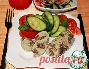 Куриные колбаски с сердечками и сыром - кулинарный рецепт