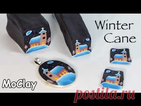 DIY Christmas project - Winter Landscape cane