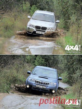 Тест-драйв  Некорректное сравнение быстрых кроссоверов BMW X3 и Subaru Forester S-edition // BMW X3, Subaru Forester. "4х4"  на автомобильном сайте TestAuto.ru