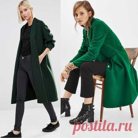 Зеленое женское пальто на 2017 год: 100 фото модных моделей Каждый год мир моды узнает от института Pantone очередные рекомендации по цветовой гамме, которая будет в тренде в наступающем году. Зеленое пальто на 2017 год будет выдержано в травянистом, изумрудно...