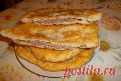 Хычины с мясом | Банк кулинарных рецептов