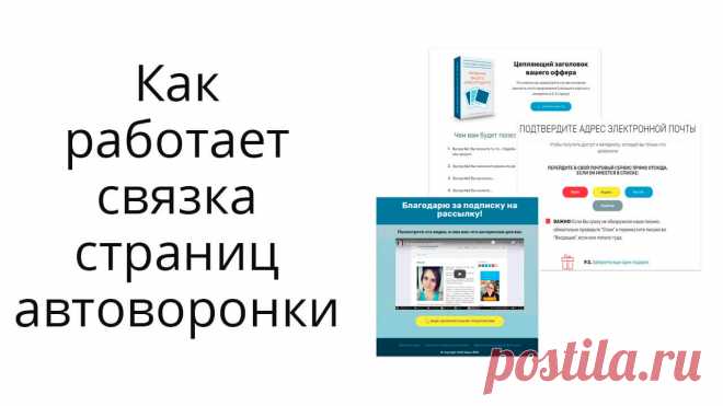 Как работает связка страниц подписки, активации и благодарности в автоворонке? И как вам получить готовый комплект шаблонов этих страниц и настроить под себя? Об этом в моей статье...