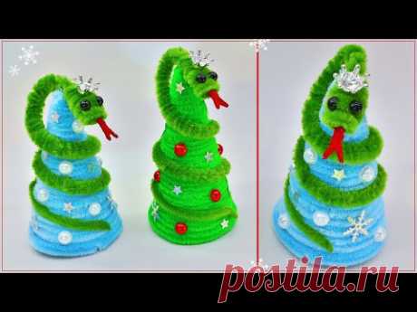 🐍Змея - Символ Года 2025 🐍 Новогодняя Ёлочка своими руками/Christmas DIY