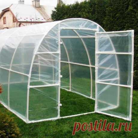 Теплица из пластиковых труб своими руками