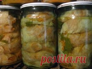Рецепт приготовления овощных маринованных голубцов