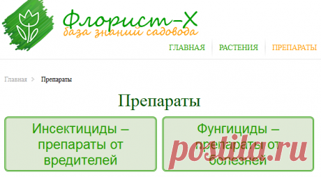 Препараты - Флорист-Х