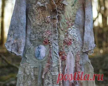Wearable art. Bohemian romantic. Altered couture. от FleursBoheme