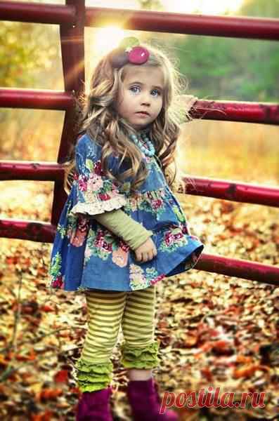 Бесплатная выкройка платья для девочки «бебидолл». Размеры 28-36.