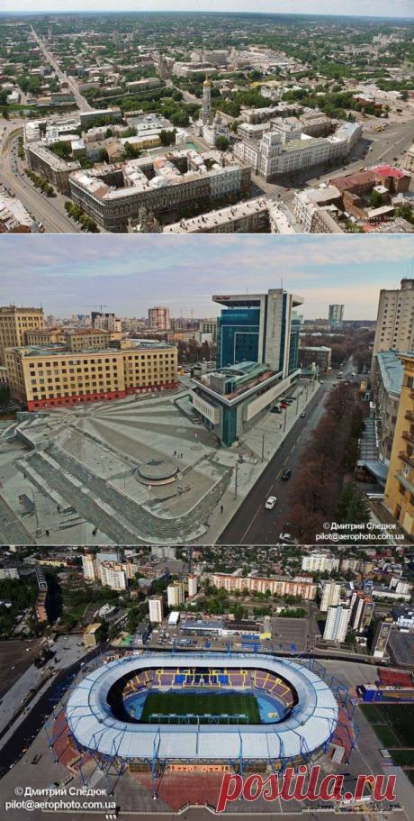 Харьков с птичьего полета - vkharkiv.ru