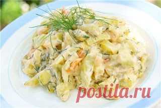 Самые вкусные рецепты: Кабачки в сметане