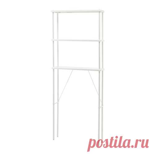 ДИНАМ Модуль для хранения   - IKEA IKEA - ДИНАМ, Модуль для хранения, , Можно установить над унитазом, превратив пустую стену в практичное решение для хранения туалетной бумаги, освежителей воздуха и чистящих средств.Компактный узкий модуль для хранения займет совсем немного места на полуОткрытые полки обеспечивают хороший обзор и легкий доступ к содержимому.Регулируемые ножки позволяют скорректировать неровности пола.Отличное решение для небольшой ванной.