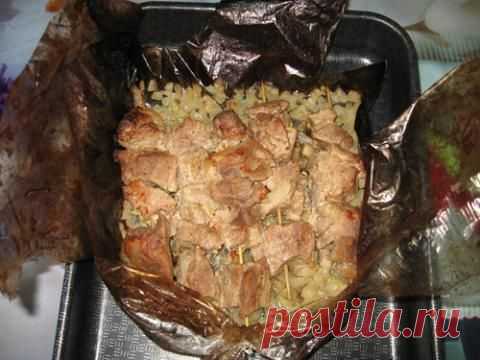 Мясо в духовке "а-ля шашлык". Фоторецепт. | 4vkusa.ru