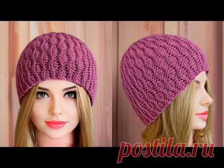 😍ПРЕКРАСНЕЙ этой ШАПКИ крючком я еще не вязала. Crochet hat pattern