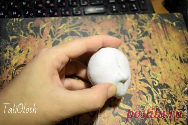 Создание объемной текстильной кукольной головки. Часть первая - Ярмарка Мастеров - ручная работа, handmade