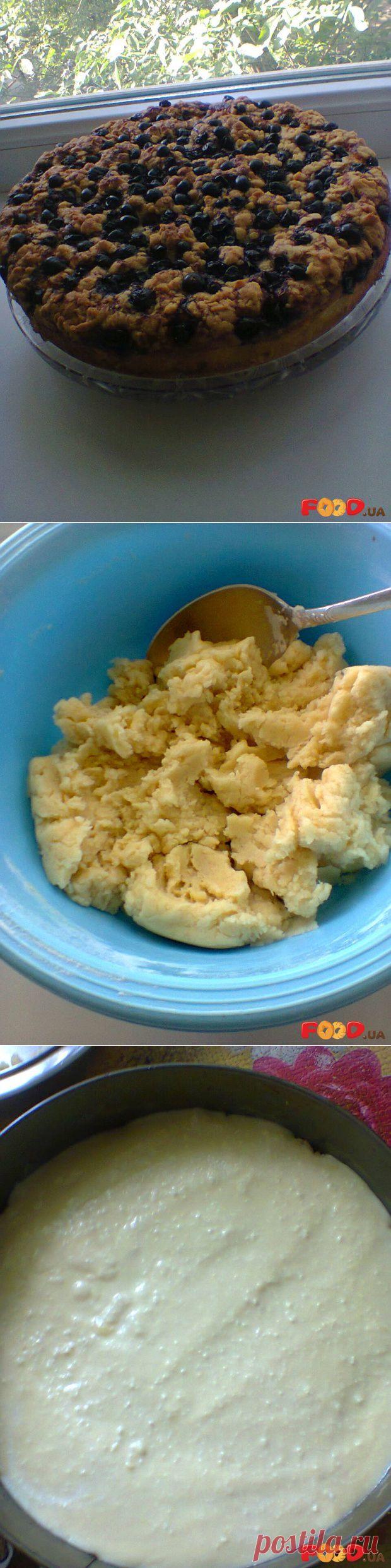 Пирог с творожной начинкой и смородиной - Кулинарные рецепты на Food.ua