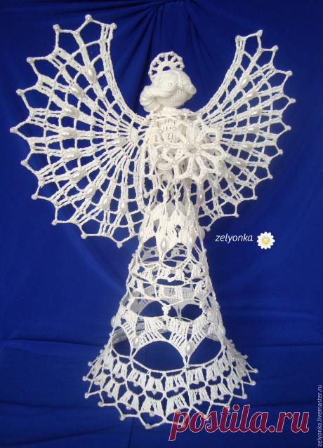 Ангел Алессия – купить в интернет-магазине на Ярмарке Мастеров с доставкой Ангел Алессия - купить или заказать в интернет-магазине на Ярмарке Мастеров | Очень нежный воздушный ангел  . Ангел связан в&hellip;