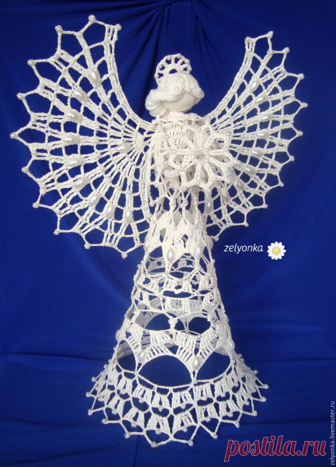 Ангел Алессия – купить в интернет-магазине на Ярмарке Мастеров с доставкой Ангел Алессия - купить или заказать в интернет-магазине на Ярмарке Мастеров | Очень нежный воздушный ангел  . Ангел связан в…