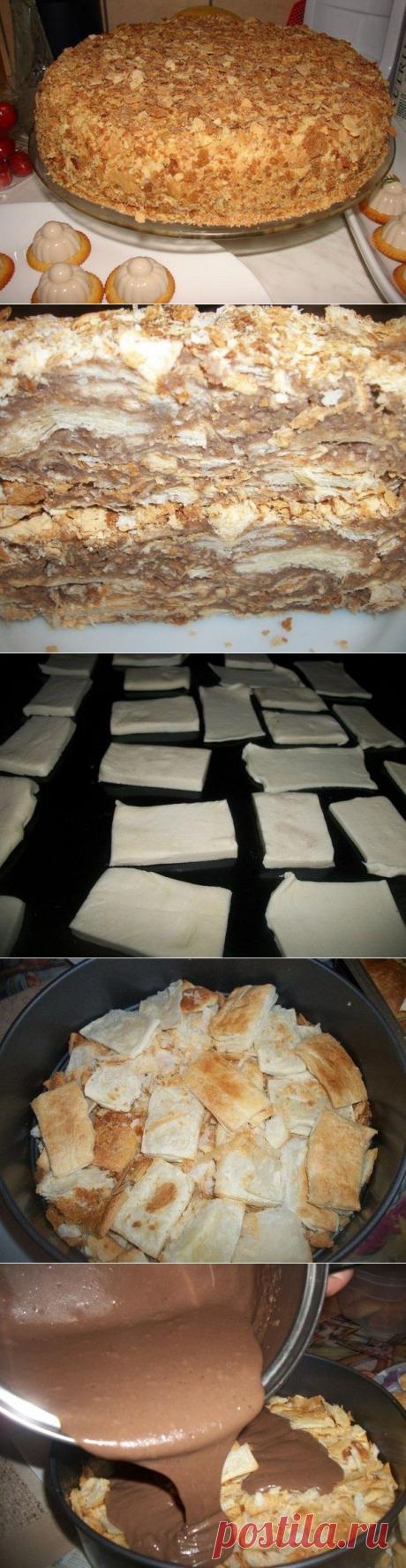 торт наполеон (за пол часа) - ЛЕНИВЫЙ!!!!!