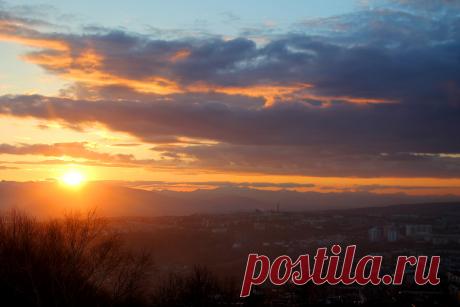 На закате-Мишенка