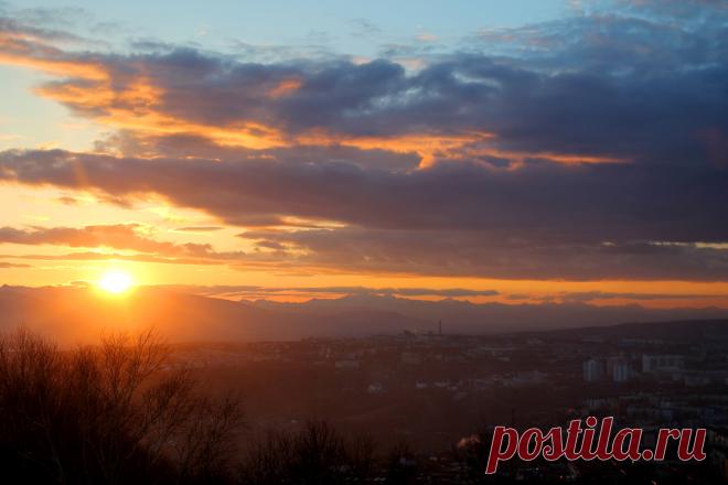 На закате-Мишенка