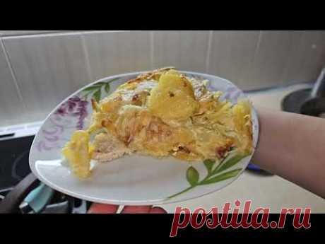 Любимый ужин из детства! Картошка с мясом по-французски в духовке