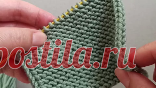 Тепло о вязании | Красивый кромочный край с накидом. Видео от @love_handmade_knit | Дзен