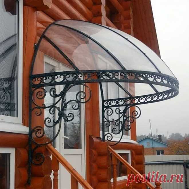Козырёк над крыльцом. Интересно узнать ваше мнение