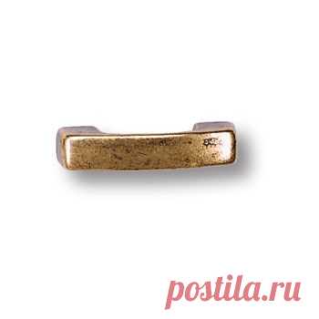 7001.0032.002 Ручка скоба современная классика, старая бронза 32 мм. Мебельная фурнитура и ручки BRASS