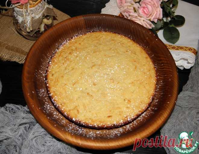 Манно-яблочный пирог 