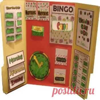 Telling Time Lapbook File Folder Activities