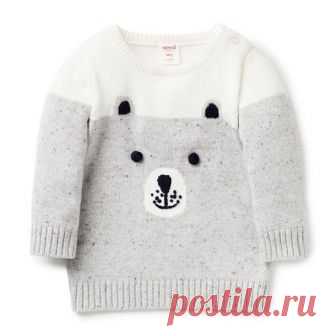Bear Intarsia Knit