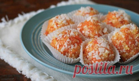 Морковные конфеты. Вкусно и полезно!