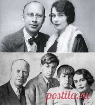 Сергей Прокофьев и Лина Прокофьева