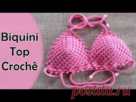 TOP/BIQUINI/CROPPED EM CROCHÊ | Passo a Passo