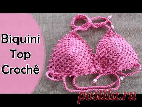 TOP/BIQUINI/CROPPED EM CROCHÊ | Passo a Passo
