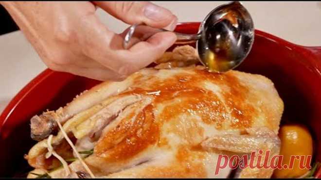 Идеально жареная курица | Как дедушка Сталик в гости к внукам ходил | РенТВ новый рецепт