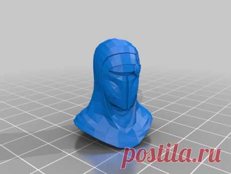 Sun Guard Helmet by Jace1969 An old file from my Pepakura making days that I discovered in Pepakura Designer you can export to .OBJ and in "Windows 10 3DBuilder or 123Design" export to .STL. Unfortunately I don't have the skills yet to improve further on the model, but maybe someone out there would like to tidy it up. Please upload it back as a remix if you do take the time to clean it up.
Please note this was originally uploaded to the net as a free down load. So I cant t...