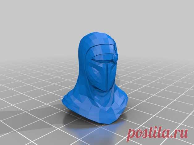 Sun Guard Helmet by Jace1969 An old file from my Pepakura making days that I discovered in Pepakura Designer you can export to .OBJ and in 