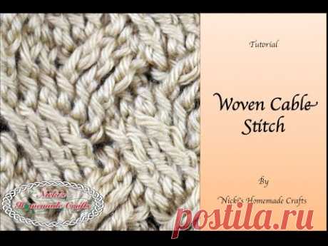 Tutorial: How to crochet the Woven Cable Stitch