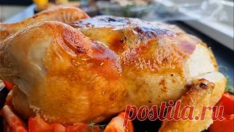 Узбечка Готовит | Таким способом любая курица будет идеальной сочной и поджаристой. Самый простой рецепт курица в рукаве очень вкусная.