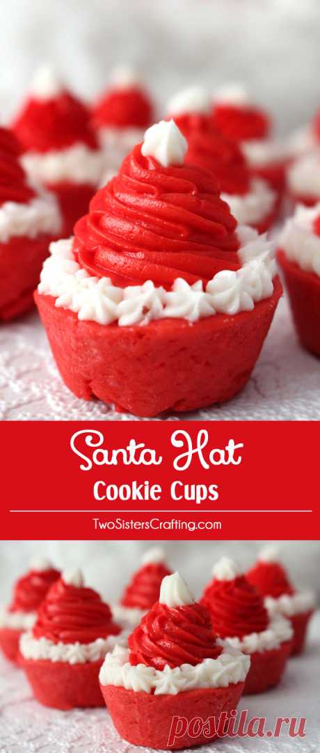 Santa Hat Cookie първенства - две сестри занаяти