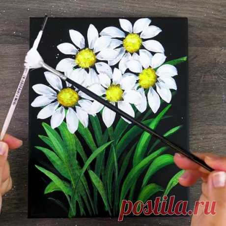 Рисуем маргаритки