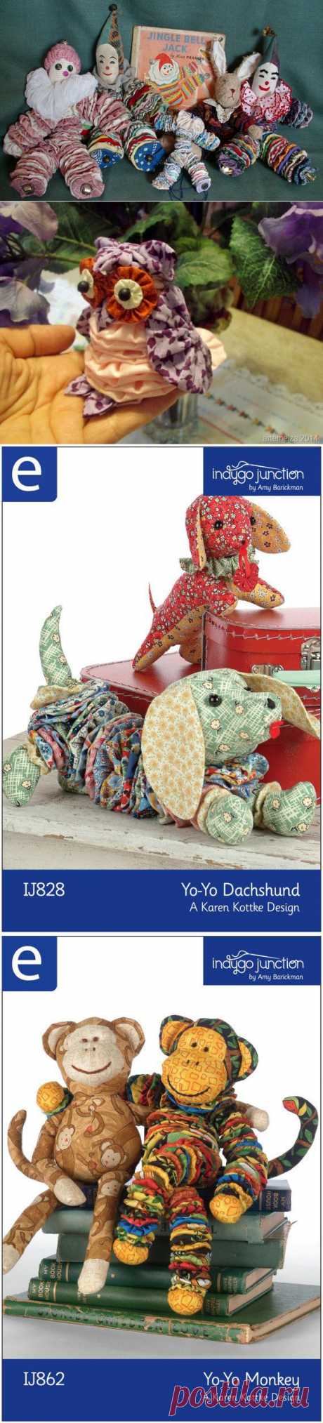 Игрушки из цветов йо-йо - Рукоделие