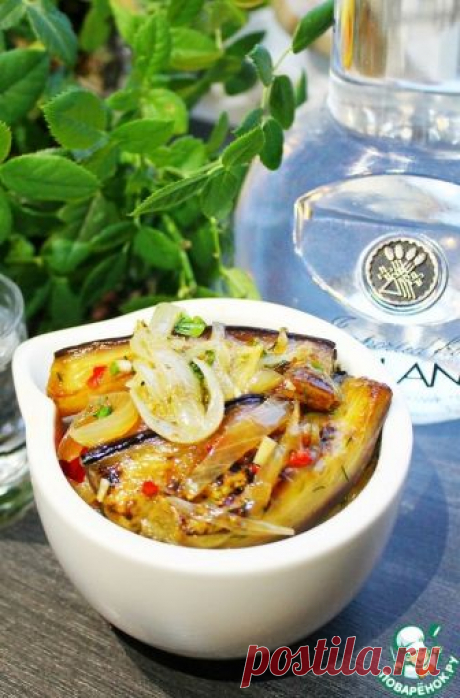 Баклажаны закусочные острые – кулинарный рецепт