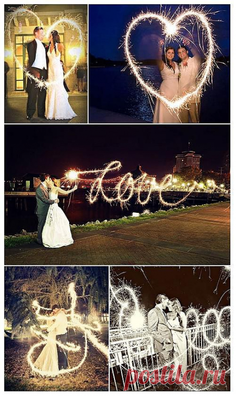 Надпись светом на фотографии - для романтичных фото | Подарки своими руками