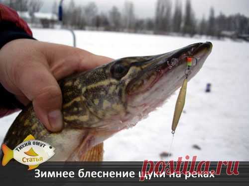Зимнее блеснение щуки на реках | НА РЫБАЛКУ !!!!