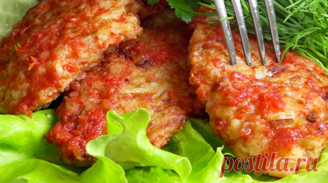 Луковые котлеты с манкой - lublugotovit.me